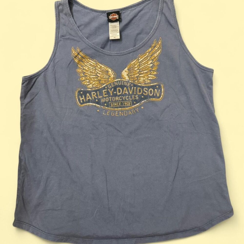Harley Davidson tank with gold wings ⭐️